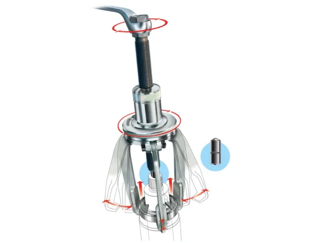 1.09/2 Trekker TWIST+PULL 3-armig met draaisluiting 80x250mm