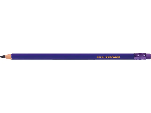 Crayons de couleur Eberhard Faber avec gomme étui de 12 pces.