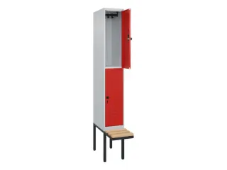 Dubbeldekse dekenkist,HxBxD 2120x300x815mm,1x2vak.,vak B 300mm - 2