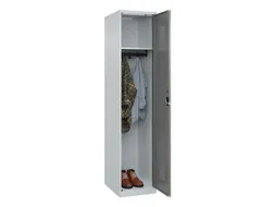 locker,HxBxD 1850x400x500mm,1vak,vak B 400mm,cil.-slot,staand op vloer