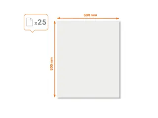 Whiteboard Vel Instant folie Nobo 60x80cm wit - 2