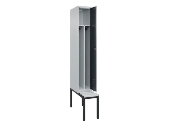 locker voor scheiding van kleding,HxBxD 2120x300x815mm,1vak