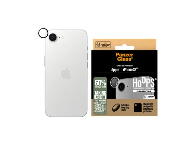 PanzerGlass Hoops Camera Lens Protector Transparent iPhone New 16