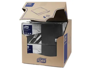 Tork 477864 Soft Lunchservet zwart - 2