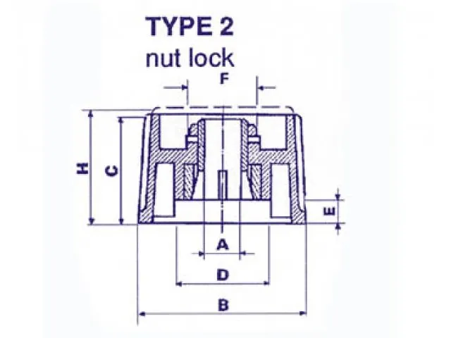 Knop (Zwart 45mm/6mm)