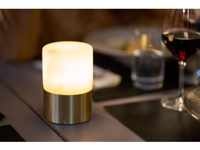 LED Lamp Cordless Fleur 12,3 x Ø 8,2 cm 14 u Messing