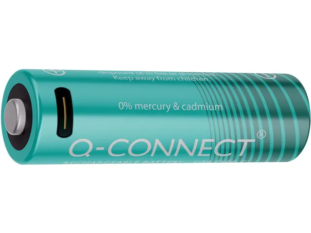 Q-Connect USB-C herlaadbare batterijen AA blister van 4 stuks