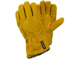 Tegera 17 hittebestendige lederen handschoenen, geel, maat 11, per 6 p