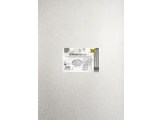 Glitterkarton Folia 50x70cm 300gr 5 vel zilver - 2