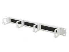 Kabelmanagementpaneel met borstelstrips voor 19 inch (483mm) kasten 1U