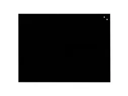 Glasmagneetbord Naga 60x80cm zwart