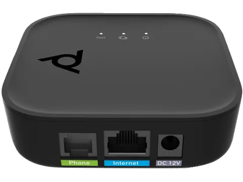 Poly ATA 400 1FXS Voice Port VoIP Adapter with Open SIP and Power Supp