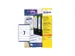 Rugetiket Avery L7702-25 smal 192x39mm zelfklevend wit 175 stuks