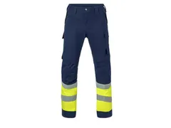 Pantalon HAVEP 80570 Bleu marine/Jaune fluo Taille 54