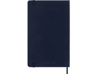 Notitieboek Moleskine large 130X210mm lijn hard cover sapphire blue - 12