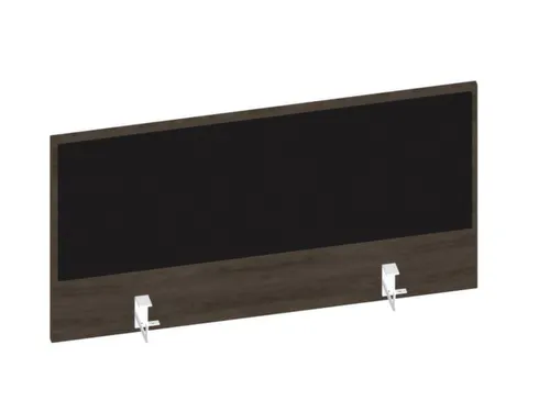 baliepaneel bureau aanbouw achter NV bruin hickory BN8033-zwart 1000mm