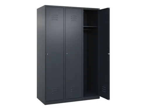 locker,HxBxD 1850x1200x500mm,3vak,vak B 400mm,cil.-slot