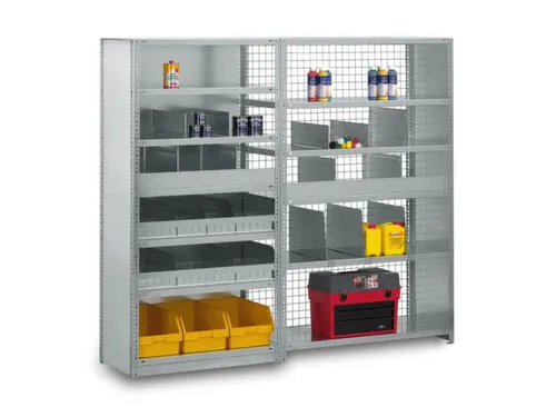 magazijnstelling,grondveld,HxBxD 2000x1300x300mm,vaklast 125kg