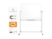Whiteboard Nobo Kantelbord Classic 90x120cm gelakt staal