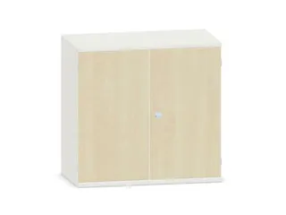 kantoorkast,HxBxD 770x800x430mm,decor romp wit,decor front esdoorn - 2