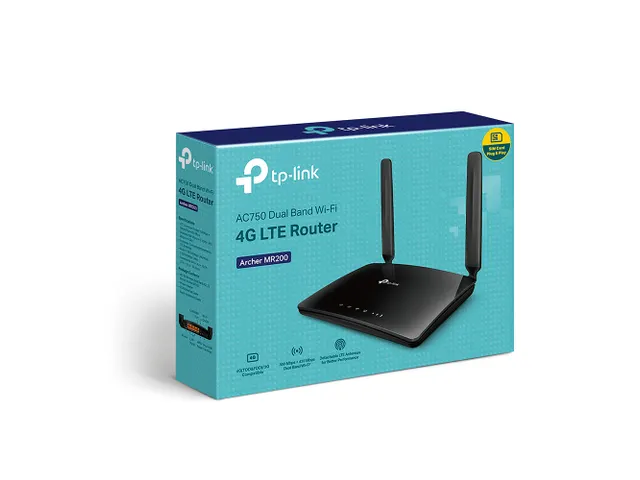 TP-Link Archer MR200, Wi-Fi 5 (802.11ac), Dual-band (2.4 GHz / 5 GHz),