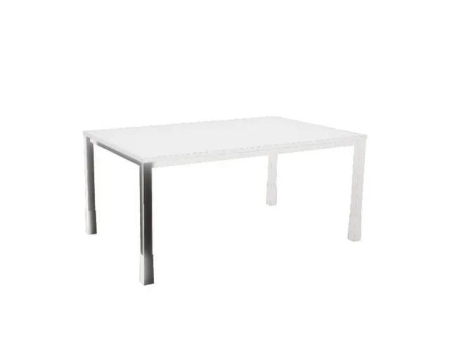 In hoogte verstelbaar bureau,HxBxD 720-840x1600x1000mm,Bl-wit