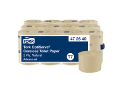 Tork 472640 T7 OptiServe Naturel Hulsloos Toiletpapier 2-laags 24 rol
