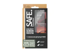 PanzerGlass SAFE. by Screen Protector w. Black Frame Motorola moto