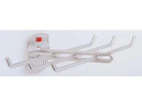 Gereedschapshouder 6-Voudig Aluminium-Kleurig