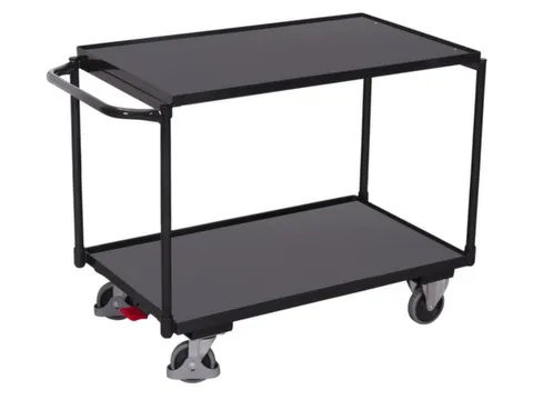 tafelwagen,draagverm. 250kg,2etage(s),laadvl. LxB 835x490mm,houtetage