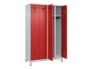 locker voor scheiding van kleding,HxBxD 1950x1200x500mm,4vak - 1