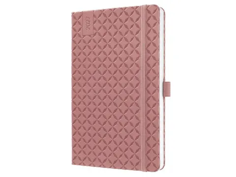 Weekagenda Flair A5 2027 (NL/FR/EN/DU) Dusty Red Hardcover