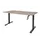 Slinger Bureau Zit-sta Zwart Poot 160x80cm Blad Havanna Kers
