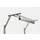 draagarm v. lamp,v. montagetafel,B 1800mm,staal,RAL7035