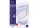 OUTLET Sachet de 2 pochettes adhésives à soufflet PP 20/100 A4