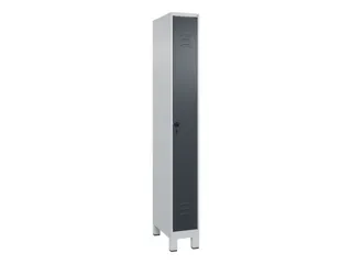 locker,HxBxD 1950x250x500mm,1vak,vak B 250mm,draaigrendel,voeten - 1