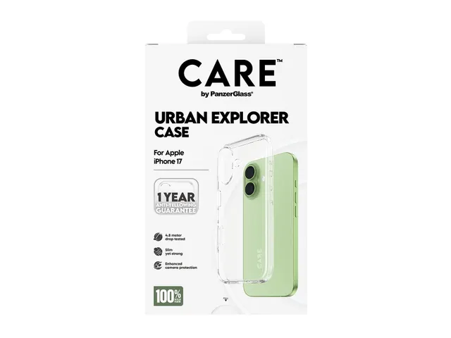 PanzerGlass CARE by Urban Explorer Case Transparent iPhone 17, H