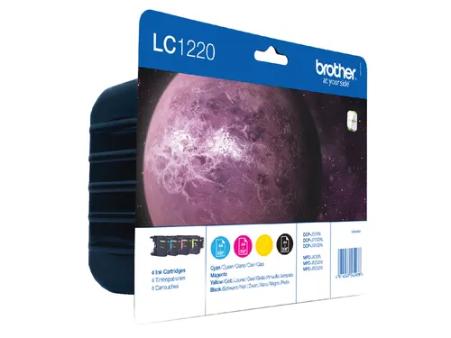 Brother LC-1220 Valuepack Inktcartridges Zwart + Kleur