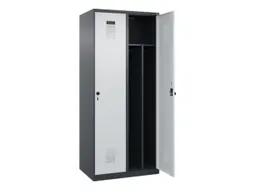 locker voor scheiding van kleding,HxBxD 1850x800x500mm,2vak