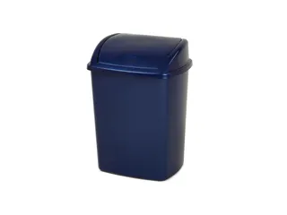 Afvalbak met Swing deksel 15 Liter Blauw - 1