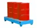 Bac de rétention modulable 3x200l vol. de rétention 202l HxlxP 275x1