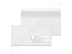 Dienstenvelop Venster Rechts Raadhuis 110x220mm Dl (ea5/6) Wit Gegomd