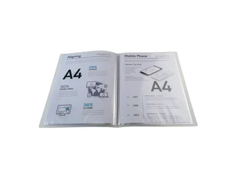 Showalbum Chromaline PP 40 tas A4 Transparant