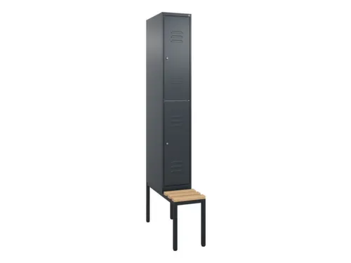Dubbeldekse dekenkist,HxBxD 2120x300x815mm,1x2vak.,vak B 300mm