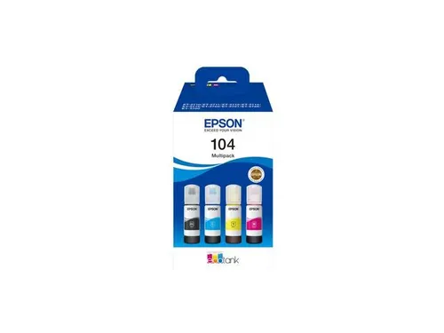Navulinkt 104 EcoTank 4-colour Multipack C13T00P640