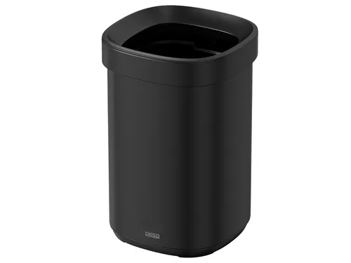 Afvalbak Desq 6112.09 Open inworp 20 liter Metaal Zwart