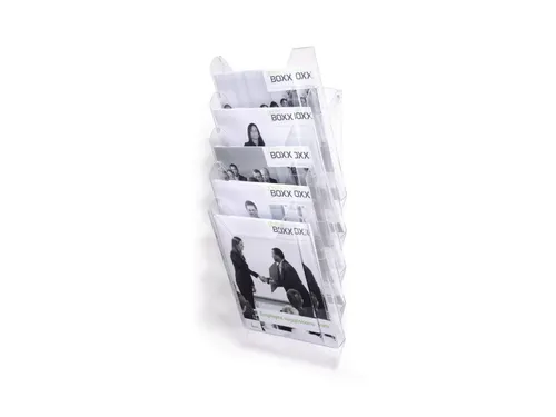 Wandfolderhouder COMBIBOXX A4 set XL Transparant