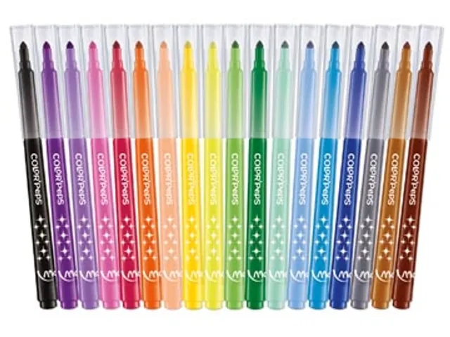 Maped Viltstift Color'Peps 18 Stiften in een Kartonnen Etui