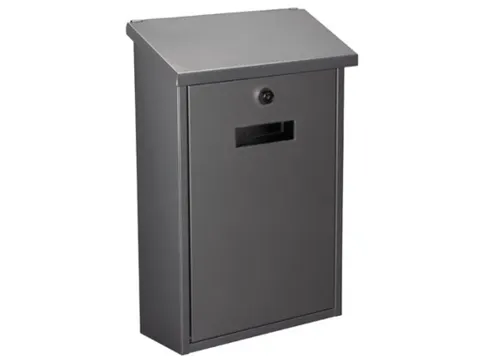 Brievenbus RIO Zilver 27x39,5x10cm