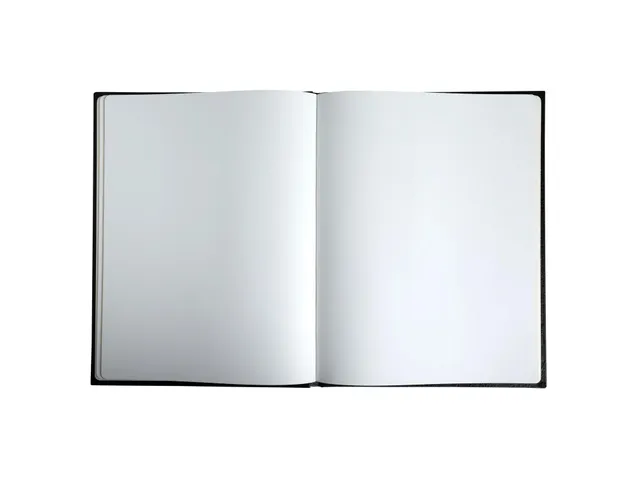 Livre d'or Balacron avec titre 100 pages blanches - 27x22 cm vertical